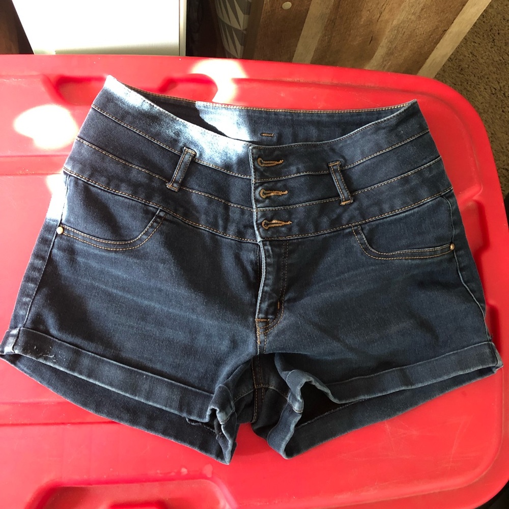 high waisted shorts